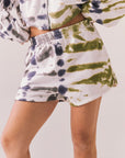 Taylor Autumn Tye Die Shorts Womens chaserbrand