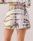 Taylor Autumn Tye Die Shorts Womens chaserbrand