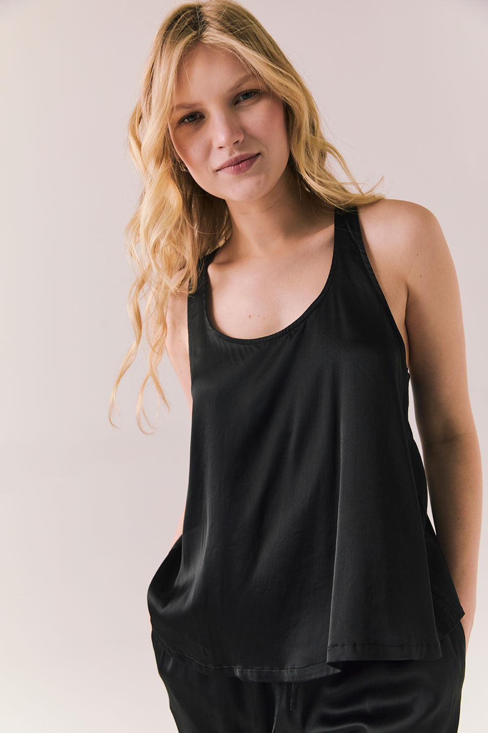 Rory True Black Tank Top Womens chaserbrand