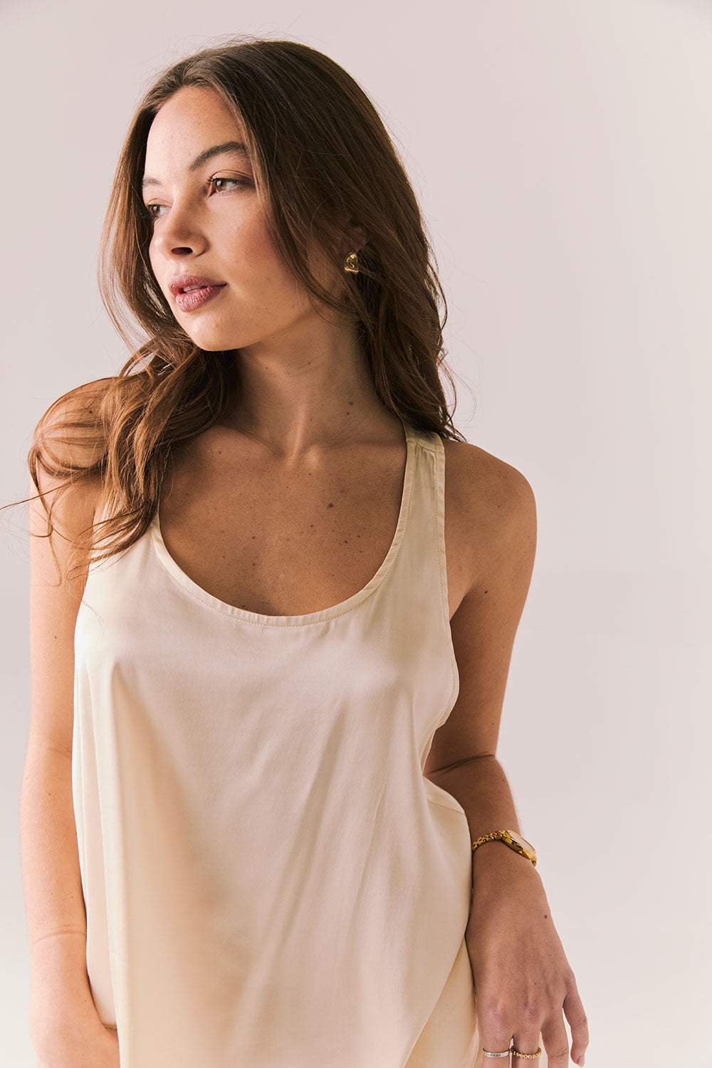 Rory Whitecap Grey Tank Top Womens chaserbrand