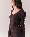 Chlo Espresso Long Sleeve Womens chaserbrand
