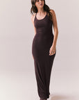 Emmaa Espresso Maxi Dress Womens chaserbrand
