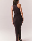 Emmaa Espresso Maxi Dress Womens chaserbrand