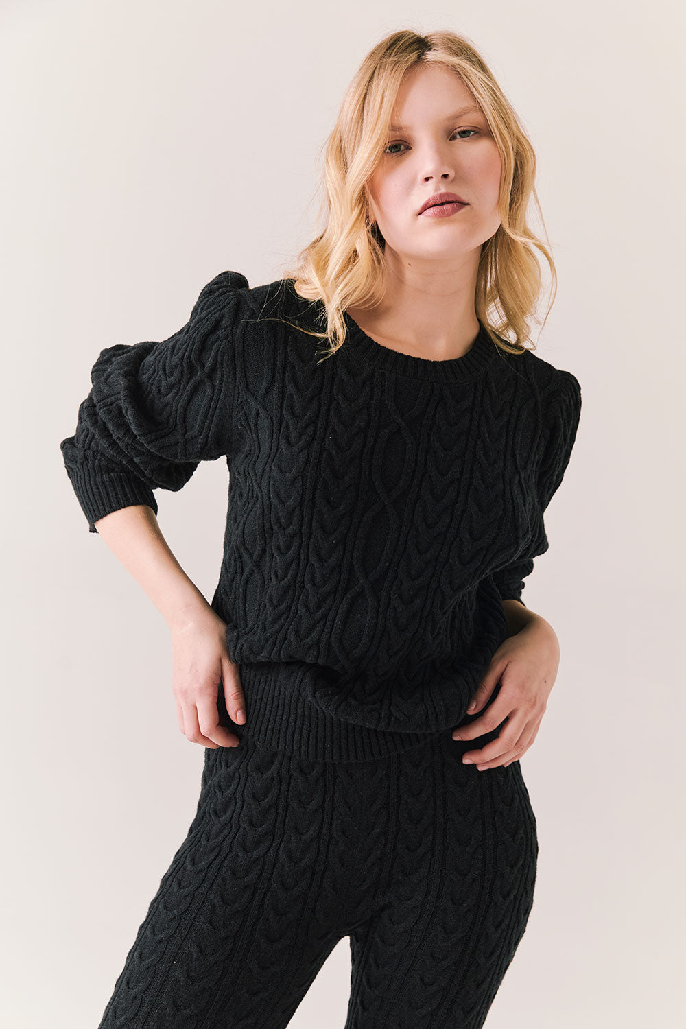 Annira True Black Sweater Womens chaserbrand