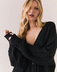 Pierre True Black Cardigan Womens chaserbrand