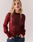 Evelynnnn Cabernet Long Sleeve Womens chaserbrand
