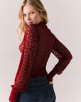 Evelynnnn Cabernet Long Sleeve Womens chaserbrand