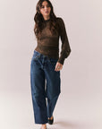 Evelynnnn Espresso Long Sleeve Womens chaserbrand