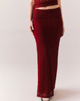 Pamelaa Cabernet Maxi Skirt Womens chaserbrand