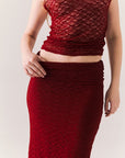 Pamelaa Cabernet Maxi Skirt Womens chaserbrand