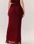 Pamelaa Cabernet Maxi Skirt Womens chaserbrand