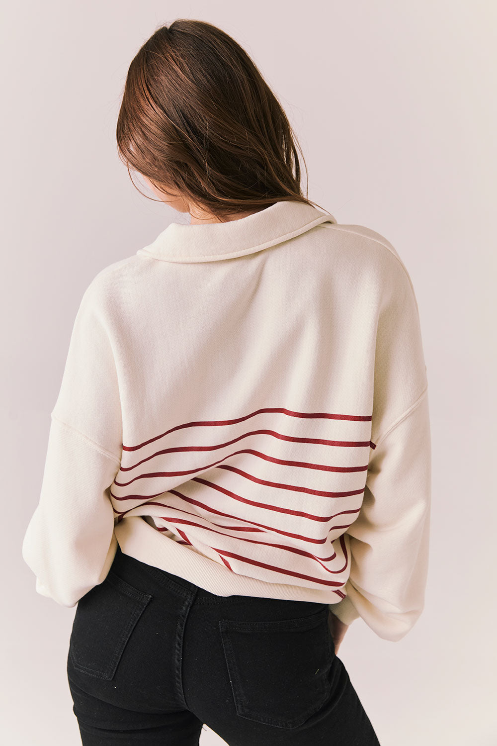 Heart Half Zip Up