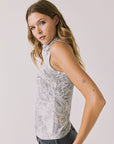 Hailee Python Print Tank Womens chaserbrand