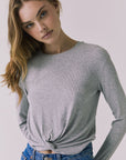 Azur Heather Grey Long Sleeve