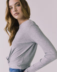 Azur Heather Grey Long Sleeve
