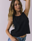 Womens Riley Black Top chaserbrand