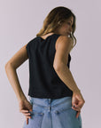 Womens Riley Black Top chaserbrand