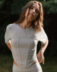 Bayside Heather Grey Tee WOMENS chaserbrand
