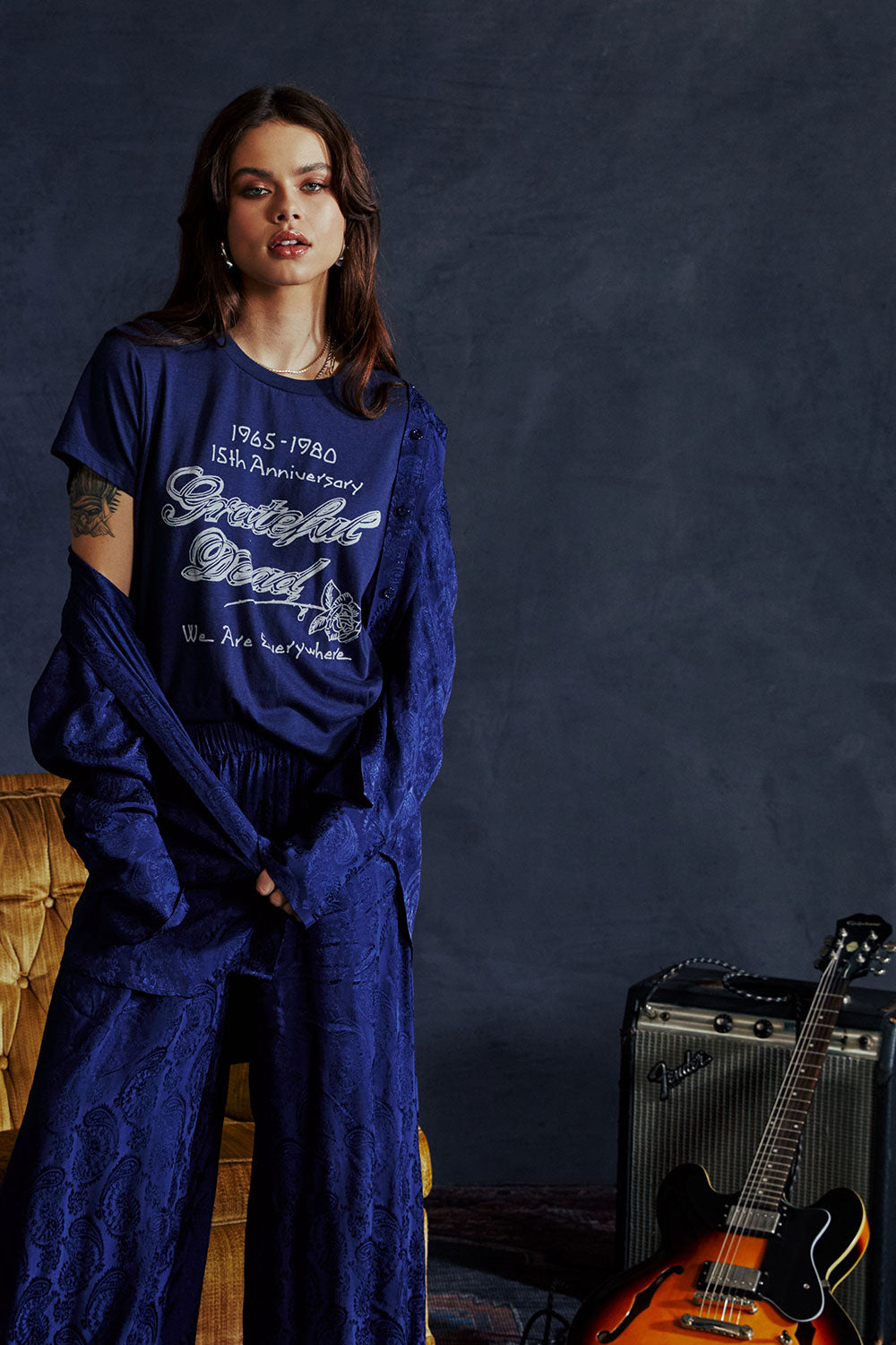 Grateful Dead 15th Anniversary Tour Tee WOMENS chaserbrand