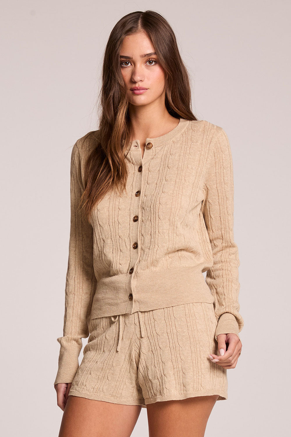 Eliza_Khaki_Cardigan_-_Button-