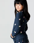 Allover Rose Buds Hoodie Girls chaserbrand