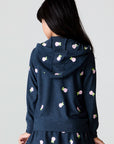 Allover Rose Buds Hoodie Girls chaserbrand