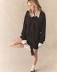 Ellison Licorice Mini Dress Womens chaserbrand