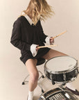Ellison Licorice Mini Dress Womens chaserbrand