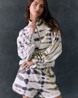 Ithaca Autumn Tie Dye Half Zip Womens chaserbrand