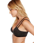 INTIMATES CLASSIC STRAPPY BACK GLITTER BRALETTE WOMENS chaserbrand