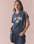 New York Strappings Tee Womens chaserbrand