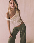 Roxanne Starry White Tank Womens chaserbrand
