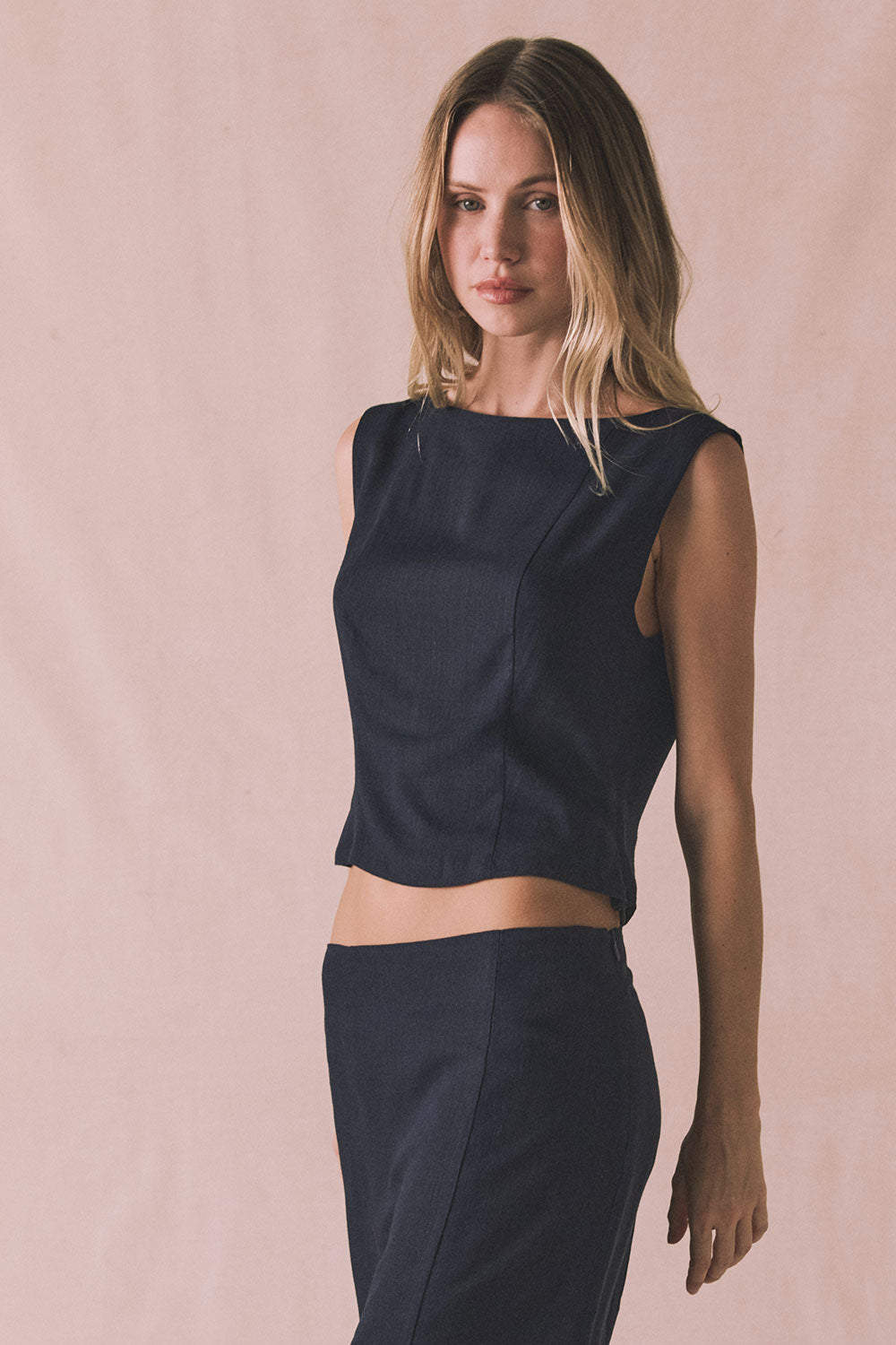 Vila Navy Tank Womens chaserbrand