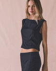 Vila Navy Tank Womens chaserbrand