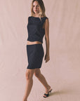 Ibiza Navy Mini Skirt Womens chaserbrand