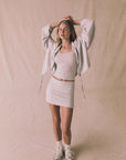 Rue Light Heather Gray Skort Womens chaserbrand