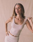 Lander Light Heather Gray Tank Womens chaserbrand