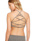 QUADRABLEND CRISS CROSS STRAPPY BRALETTE WOMENS chaserbrand