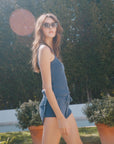Carnaby Washed Indigo Tank Top WOMENS chaserbrand