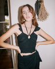 Alessia Black Blouse WOMENS chaserbrand