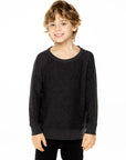 Boys Cozy Knit Long Sleeve Rib Panel Raglan Pullover BOYS - chaserbrand