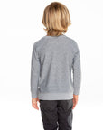 Boys Cozy Knit Long Sleeve Rib Panel Raglan Pullover BOYS - chaserbrand
