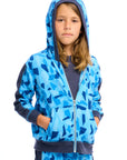 Boys Camo Zip Up Hoodie Boys chaserbrand
