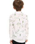 Dino Button Down BOYS chaserbrand