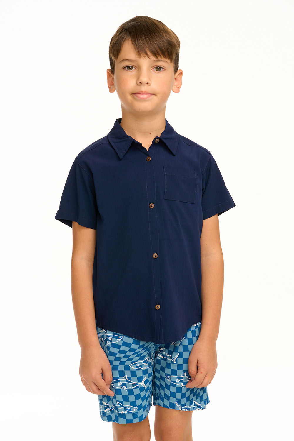 Boy&#39;s Avalon Collared Button Down Shirt BOYS chaserbrand