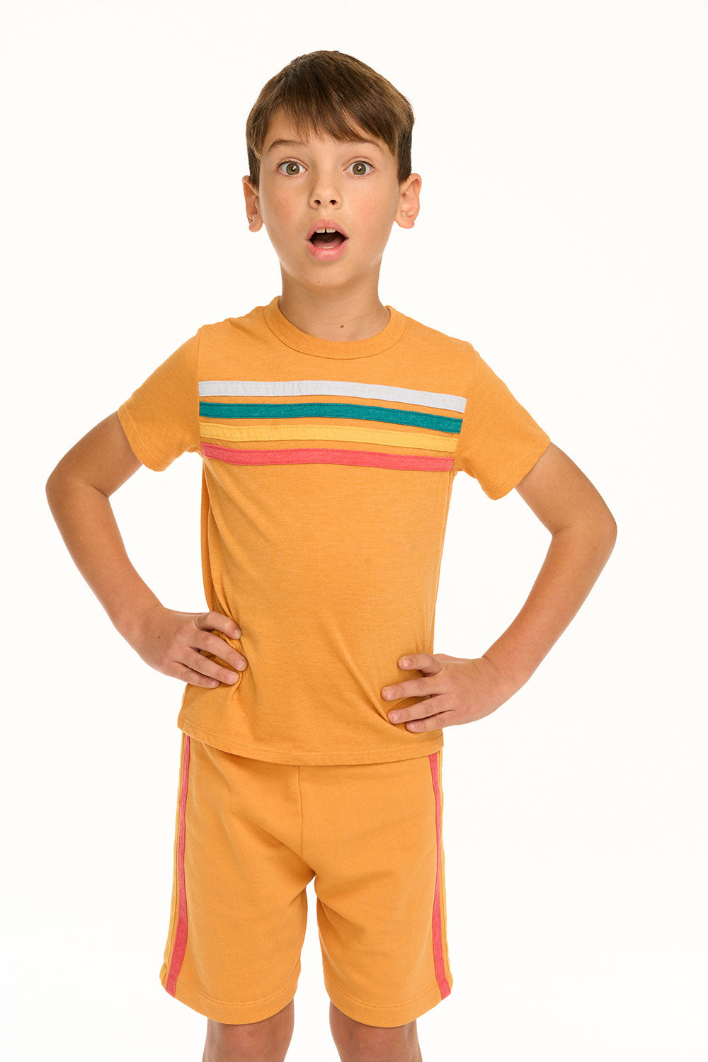 Boy&#39;s Recycled Vintage Jersey Socal Stripe Tee BOYS chaserbrand