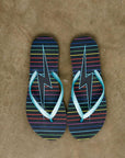 Black Rainbow Bolt Flip Flops FLIP FLOPS - chaserbrand
