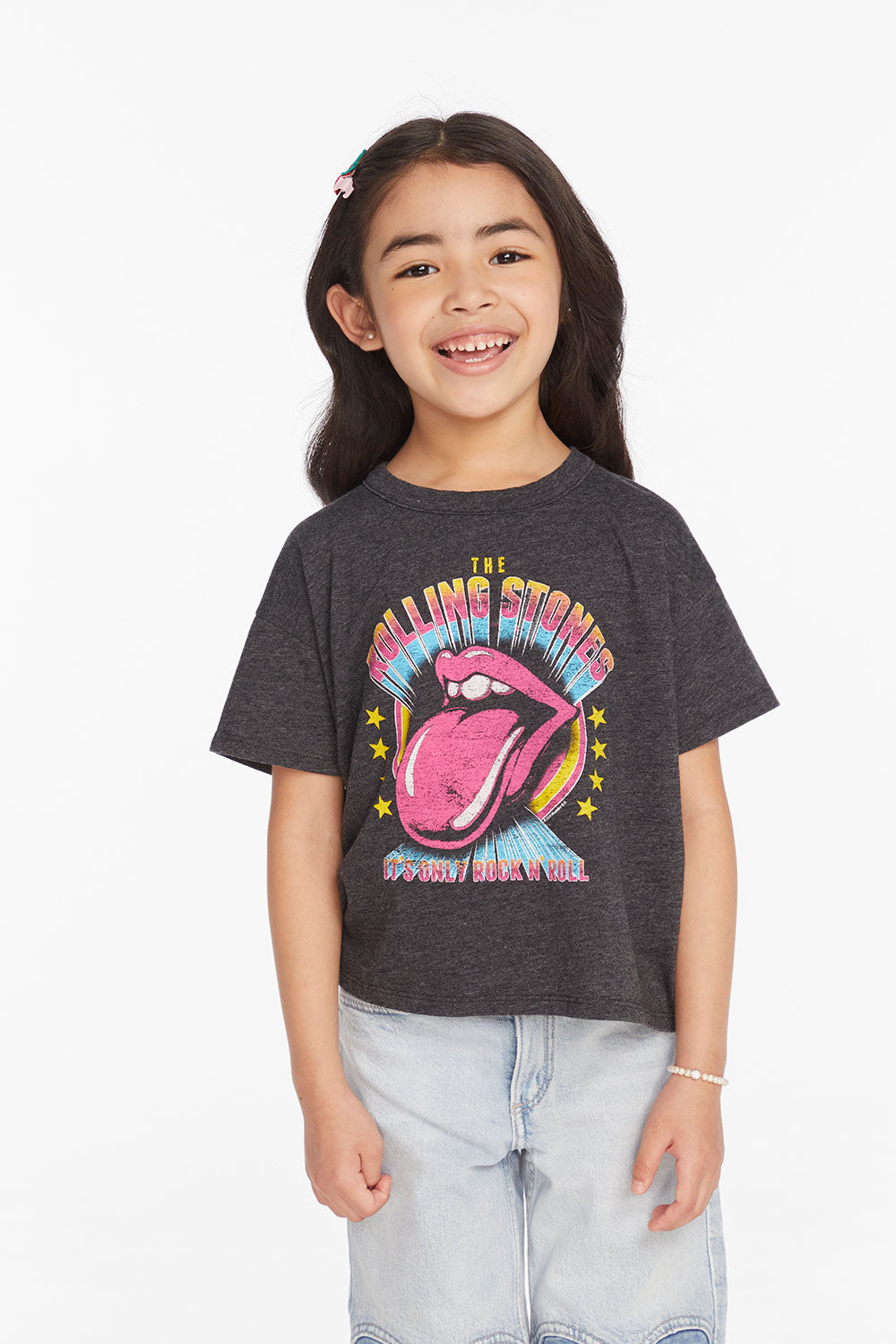 Rolling Stones Its Only Rock n' Roll Girls Tee Girls chaserbrand