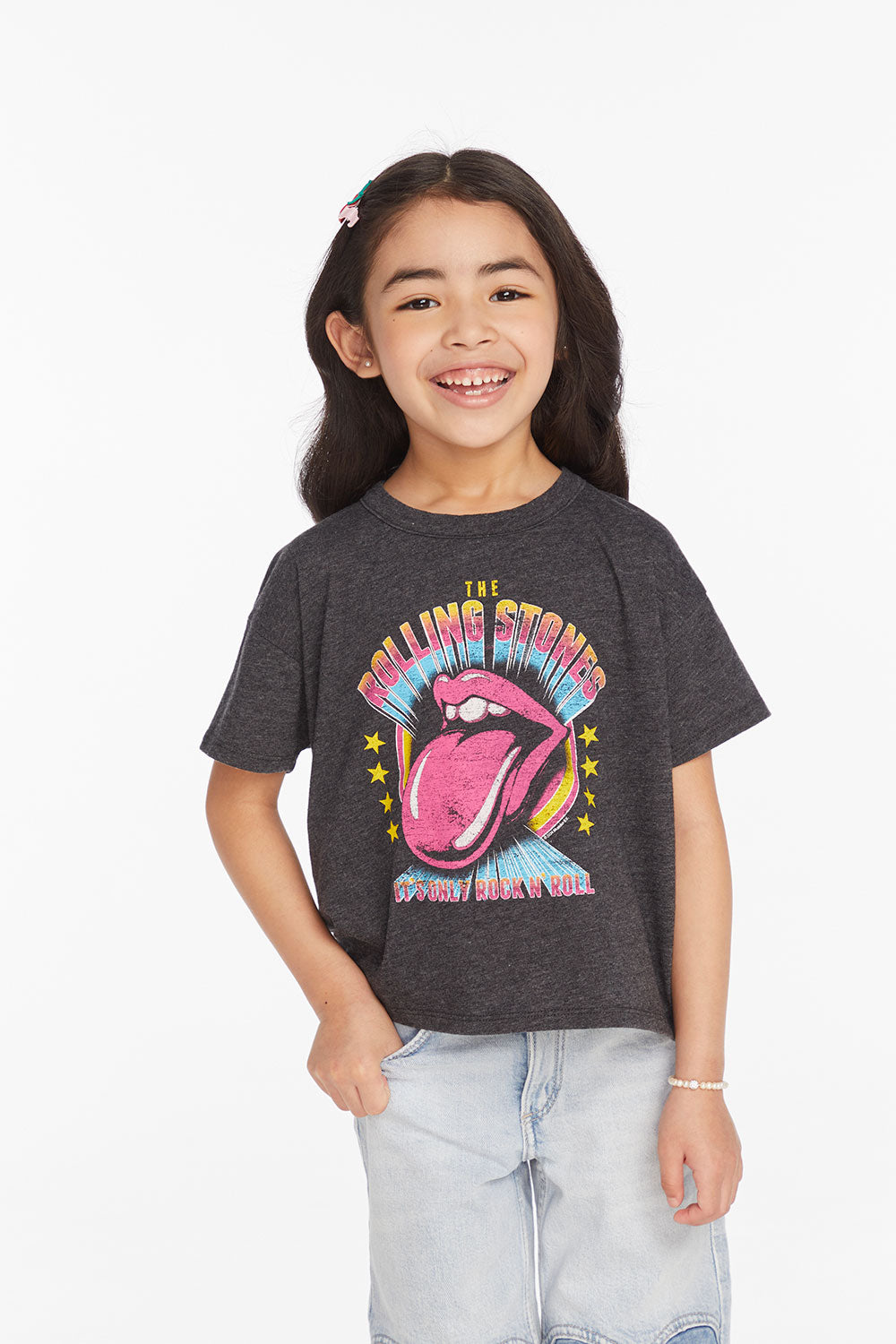 Rolling Stones Its Only Rock n' Roll Girls Tee Girls chaserbrand