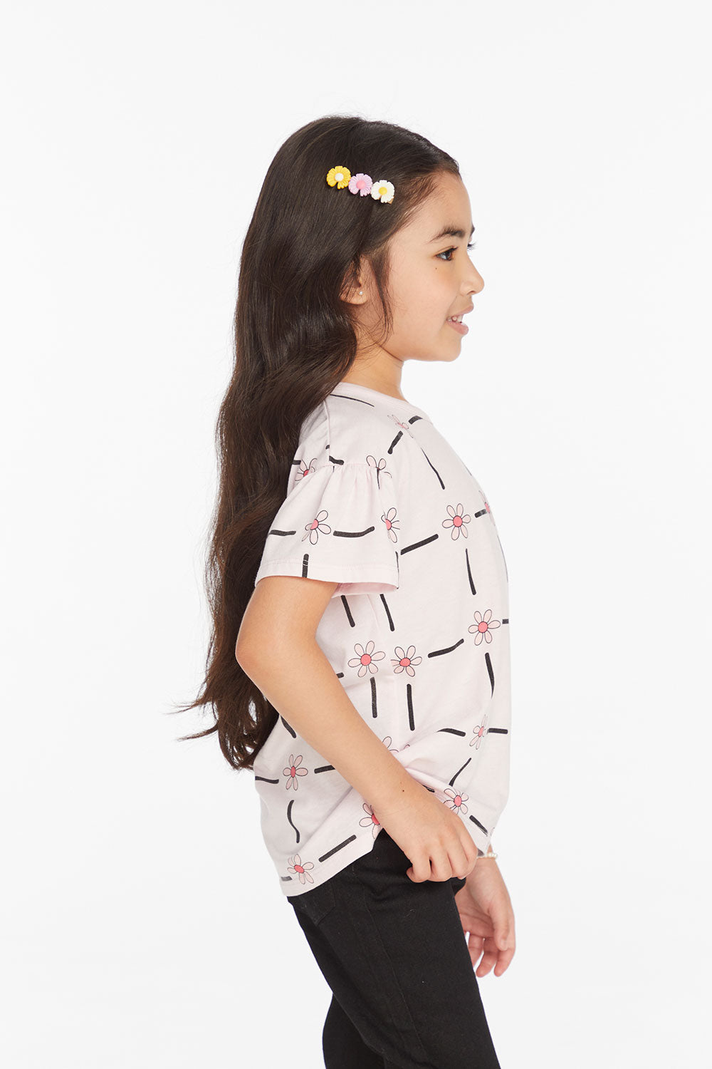 Flower Power Girls Tee Girls chaserbrand